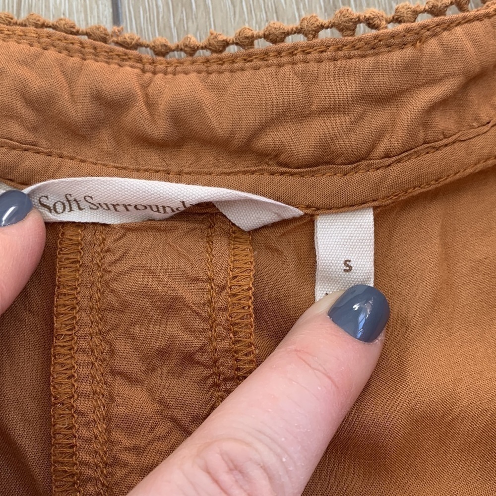 Soft Surroundings Ingenue Tank in Golden Tan - Picture 6 of 8